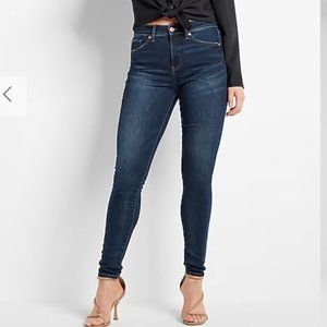 NWT Express Legging Mid Rise Jean - Dark wash - women's size 4